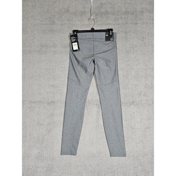 Under Armour Womens Mid Rise Full Length Leggings Gray M Compression - Picture 2 of 13